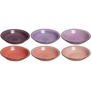 Studio Tavola Diepe Borden Mykonos ø 21 cm - 6 stuks