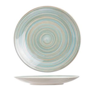 Cosy & Trendy Ontbijtborden Turbolino Blauw ø 22 cm - 6 stuks