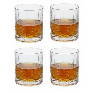 Cookinglife Whiskey Glazen | Waterglazen 350 ml - 4 Stuks