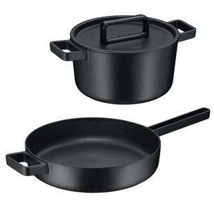 WMF Flavour Gietijzeren Set - Braadpan + Koekenpan
