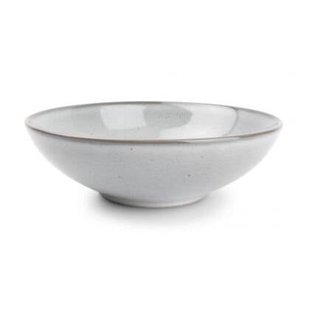 ONA Diepe Borden | Pastaborden Freckles Grijs ø 19.5 cm - 4 Stuks