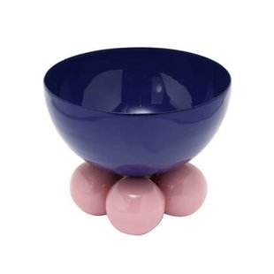 Present Time - Schaal Double Funky Medium - Cobalt blue & soft pink