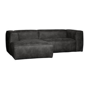 WOOOD Bean Chaise Longue Bank Links - Ecoleer - Zwart - 73x254x178