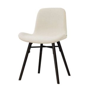 Nolon Nena-Fé eetkamerstoel cottonbeige - zwart houten onderstel