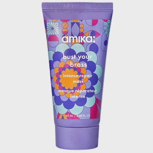 Amika Bust Your Brass Cool Blonde Intense Repair Mask (60ml)