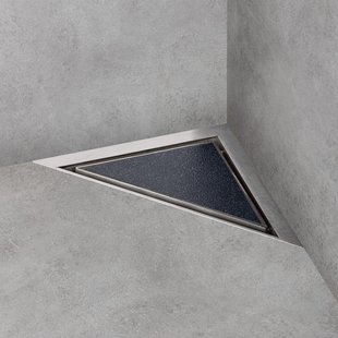 Easy Drain AquaJewels Delta tegel 20x20cm met zijuitlaat 50mm waterslot 30/35/50mm AJDE ZT ajde-zt