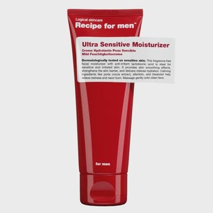 Recipe For Men Ultra Sensitive Moisturizer (75ml)
