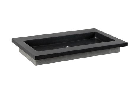 Wastafel Forzalaqua Nova Doppio Gezoet 80.5x51.5x9.5 cm Zonder Kraangaten