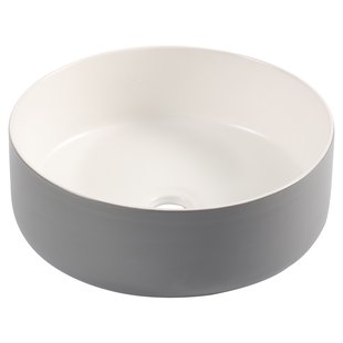 Waskom Differnz Mira 12x36 cm Grijs/Wit