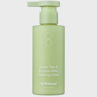 By Wishtrend Green Tea & Enzyme Milky Foaming Wash (140 ml)