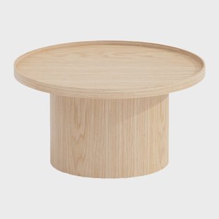 by fonQ Brik Salontafel Ø 78 cm - Eiken