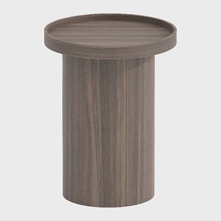 by fonQ Brik Bijzettafel Ø 40 cm - Walnoot