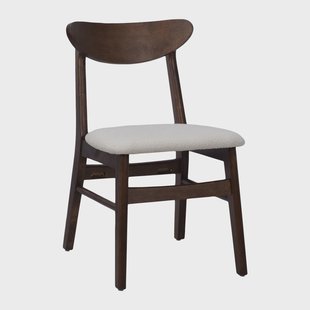 by fonQ Meyra Eetkamerstoel - Walnoot - Crème