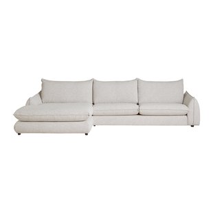 by fonQ Tovy Hoekbank met Chaise Longue Links - Naturel Melange