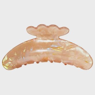 By Bangerhead Butterfly Hair Clip Beige Marble