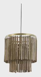 Light & Living Hanglamp 'Gulag' 45cm, kleur Bruin