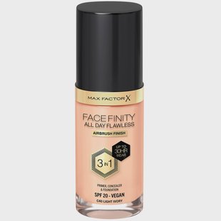Max Factor All Day Flawless 3in1 Foundation 040 Ivory