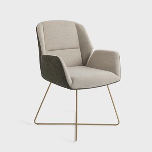 Jesper Home Eetkamerstoel 'Myoko' Cross Gold, kleur Popeye