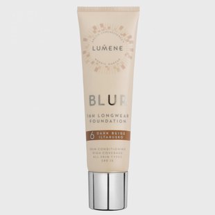 Lumene Blur 16H Longwear Foundation SPF 15 6 Dark Beige