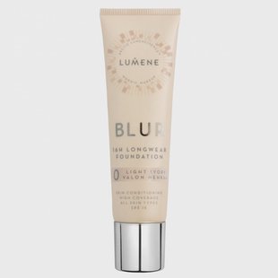 Lumene Blur 16H Longwear Foundation SPF 15 0 Light Ivory