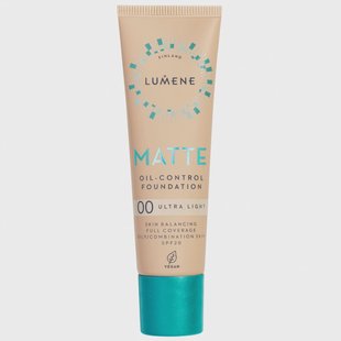 Lumene Matte Oil-Control Foundation SPF20 00 Ultra Light (30 ml)