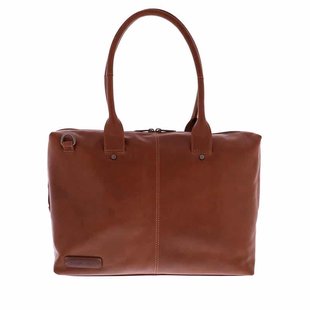 Plevier Laptoptas  Dames Bruin Leer