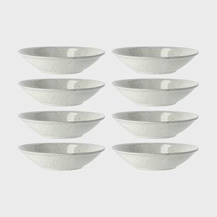 Broste Copenhagen Nordic Sand pastateller Ø22,5 cm 8-pack Nordic Sand pastateller Ø22,5 cm 8-pack