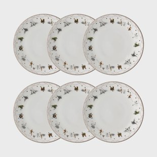 Wik & Walsøe Julemorgen bord Ø28 cm 6-pack Julemorgen bord Ø28 cm 6-pack