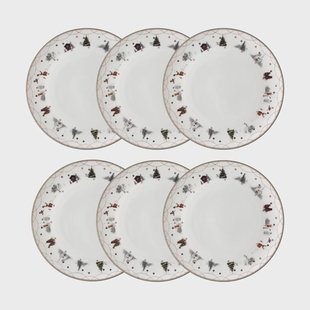 Wik & Walsøe Julemorgen bord Ø20 cm 6-pack Julemorgen bord Ø20 cm 6-pack