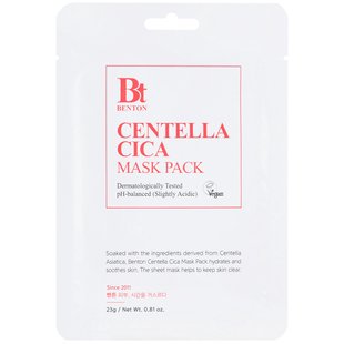 Benton Goodbye Redness Centella Sheet Mask