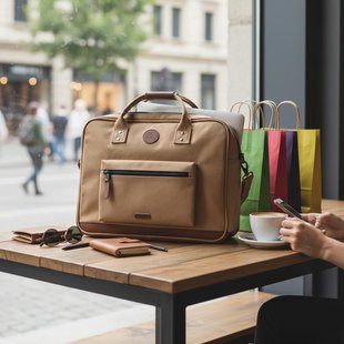 Cabaia Laptoptas  Dames Bruin Polyester