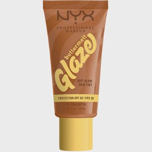 NYX Professional Makeup Buttermelt Glaze Skin Tint SPF30 Foundation 05 Chai Butta (30 ml)