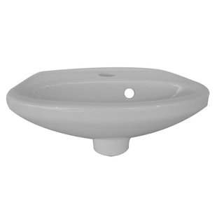 Jika Euroline fontein - 36x24 cm - keramiek - glans wit h8119320000201