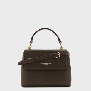 Isabel Bernard Femme Forte Heline bruine leren handtas van kalfsleer voor dames