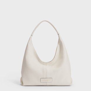 Isabel Bernard Honoré Grace mini crèmekleurige kalfsleren handtas voor dames