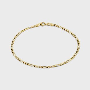 Isabel Bernard Rivoli Nina 14 karaat gouden armband met figaro schakel voor dames