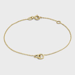 Isabel Bernard Le Marais Zoé 14 karaat gouden armband met ringetjes voor dames