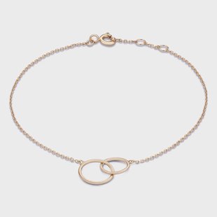Isabel Bernard La Concorde Loulou 14 karaat rosé gouden armband met ringetjes voor dames