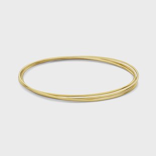 Isabel Bernard Cour d'Honneur Adora 14 karaat gouden bangles met 3 armbanden voor dames