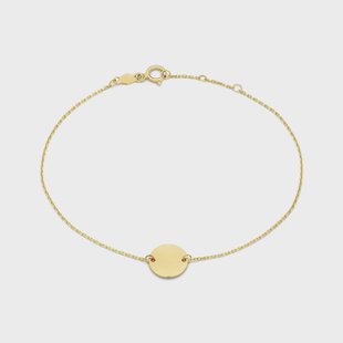 Isabel Bernard Le Marais Jeanne 14 karaat gouden armband met muntje voor dames