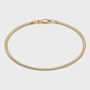 Isabel Bernard Aidee Leontine 14 karaat gouden snake armband voor dames