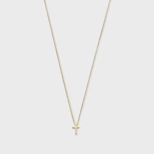 Isabel Bernard Monceau Solange 14 karaat gouden ketting met kruisje voor dames