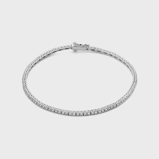 Isabel Bernard De la Paix Madeline 14 karaat witgouden armband met diamant 1.08 ct voor dames