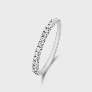Isabel Bernard De la Paix Madeline 14 karaat witgouden ring met diamant 0,14 karaat voor dames