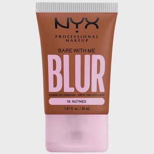 NYX Professional Makeup Bare With Me Blur Tint Foundation 18 Nutmeg (30 ml)