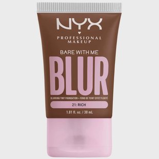 NYX Professional Makeup Bare With Me Blur Tint Foundation 21 Rich (30 ml)