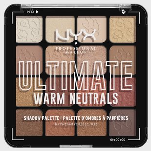 NYX Professional Makeup Ultimate Color Palette 16-Pan Warm Neutrals 05W