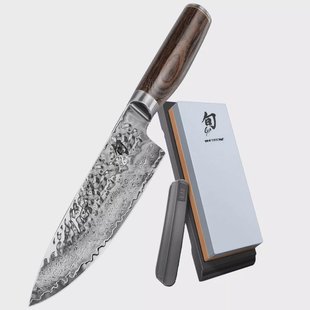 Kai Shun Premier Tim Mälzer Set TDM1706-W25 3-delige set, koksmes, combinatieslijpsteen en slijphulpje