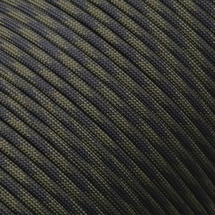 Knivesandtools 550 Paracord Type III, Black Forest, 330ft (100 m)