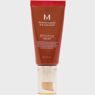 Missha M Perfect Cover BB Cream SPF42 PA+++ No.27 Honey Beige